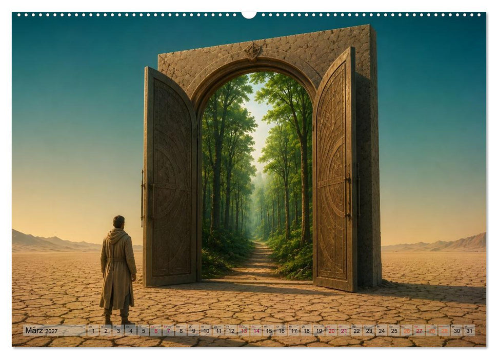 Vision und Imagination - 12 Bilder aus einer möglichen Zukunft (CALVENDO Premium Wandkalender 2027)