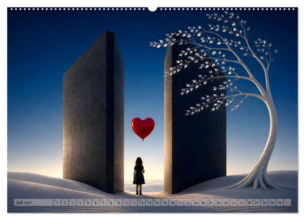 Vision und Imagination - 12 Bilder aus einer möglichen Zukunft (CALVENDO Premium Wandkalender 2027)