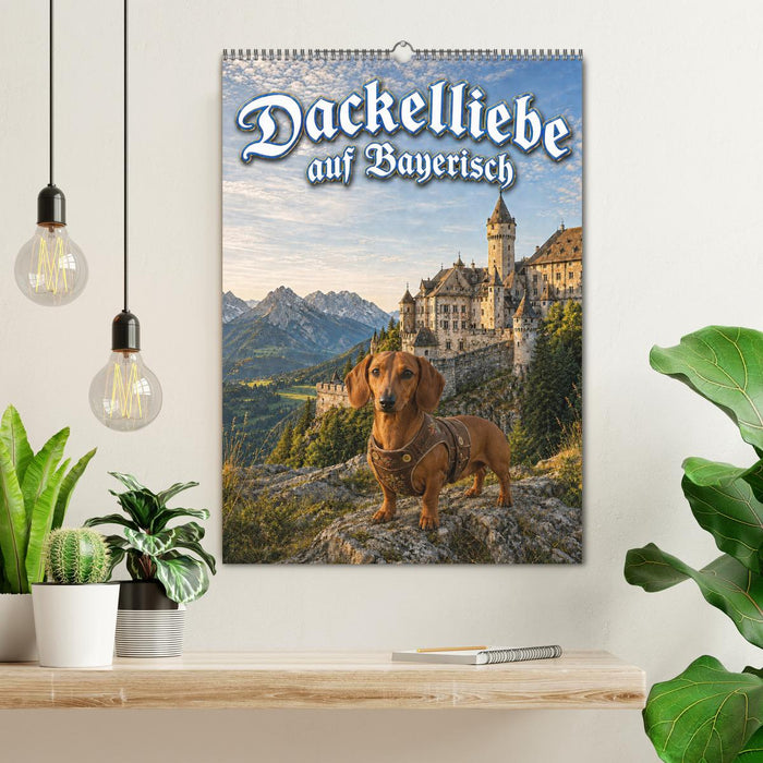 Dackelliebe auf Bayerisch (CALVENDO Wandkalender 2027)