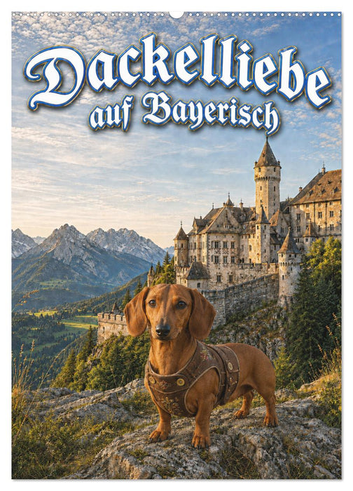 Dackelliebe auf Bayerisch (CALVENDO Wandkalender 2027)