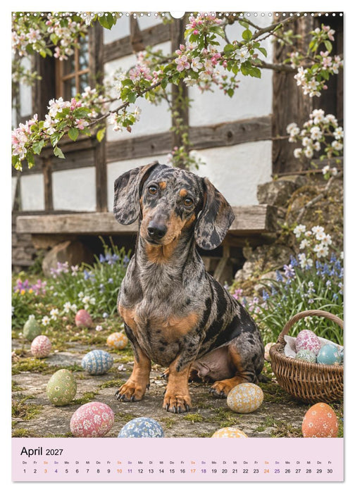 Dackelliebe auf Bayerisch (CALVENDO Wandkalender 2027)