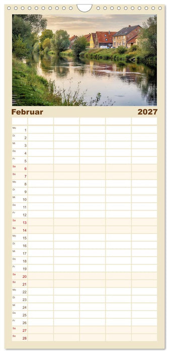 Die malerische Stepenitz in Brandenburg (CALVENDO Familienplaner 2027)