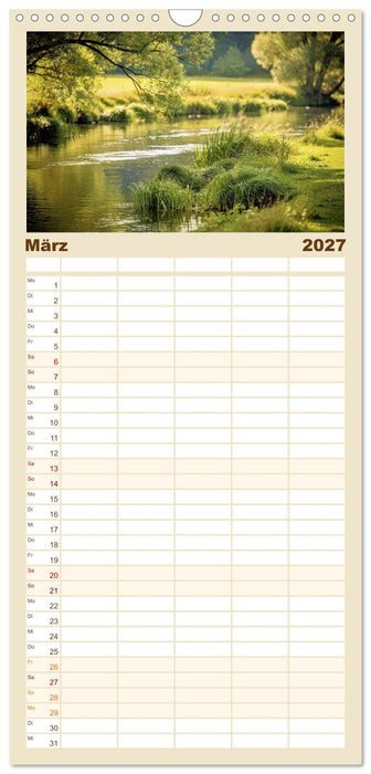 Die malerische Stepenitz in Brandenburg (CALVENDO Familienplaner 2027)