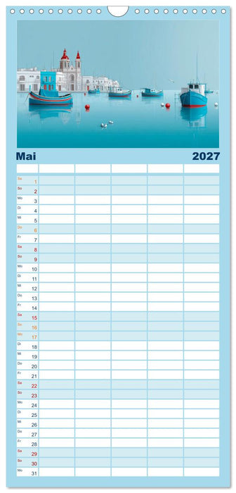 Hafenpoesie (CALVENDO Familienplaner 2027)