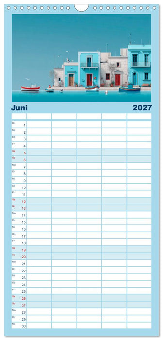 Hafenpoesie (CALVENDO Familienplaner 2027)