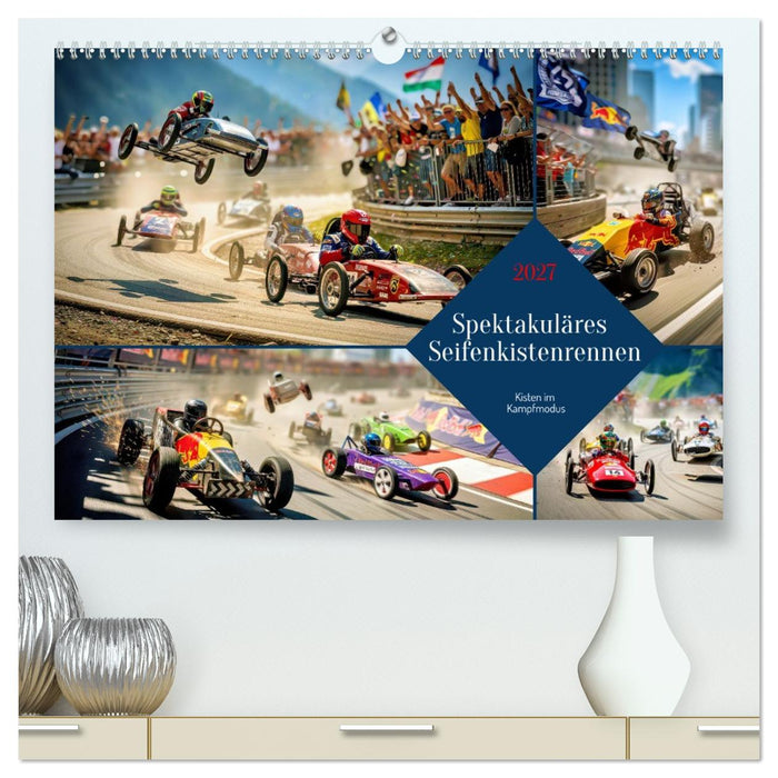 Spektakuläres Seifenkistenrennen (CALVENDO Premium Wandkalender 2027)