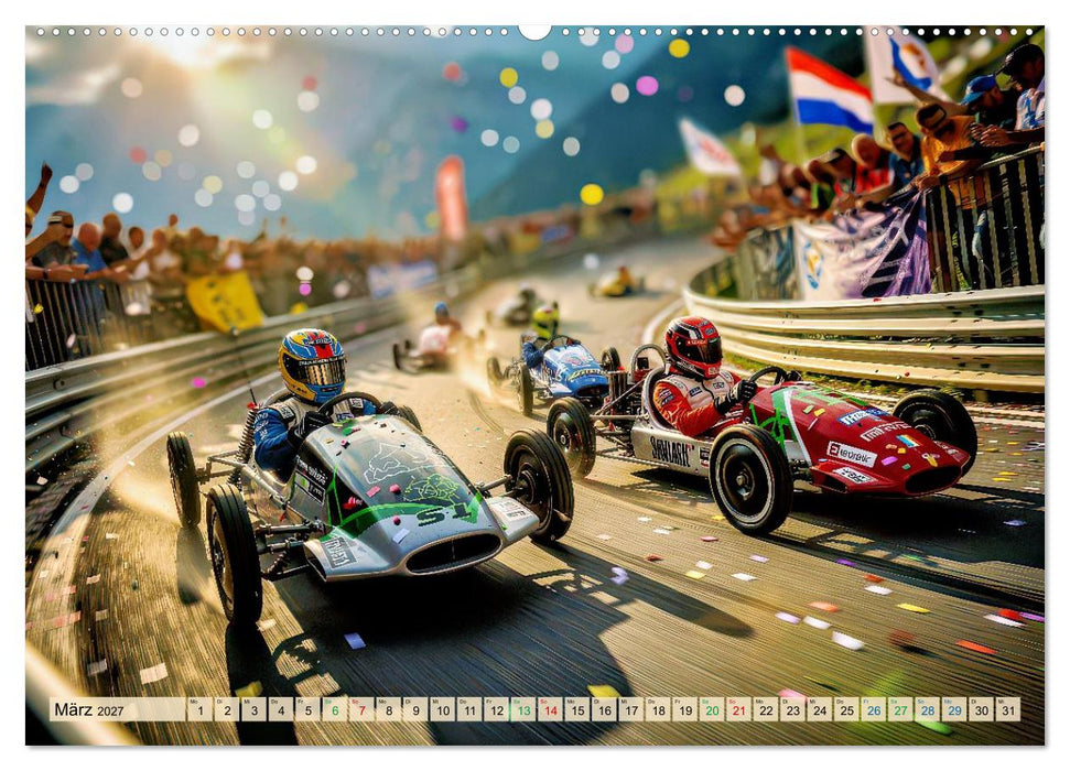 Spektakuläres Seifenkistenrennen (CALVENDO Premium Wandkalender 2027)