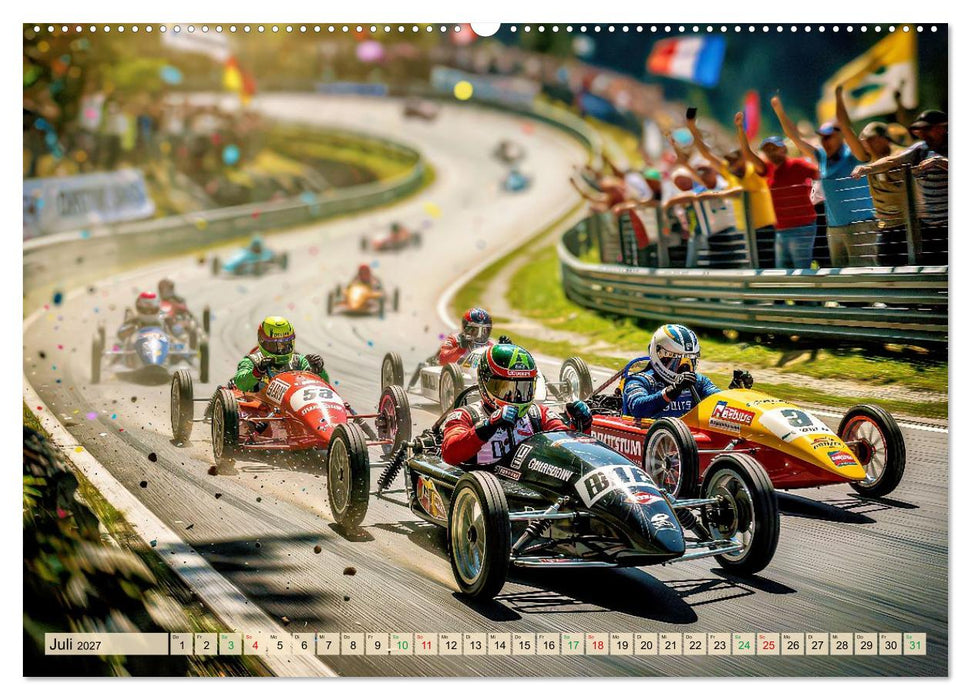 Spektakuläres Seifenkistenrennen (CALVENDO Premium Wandkalender 2027)