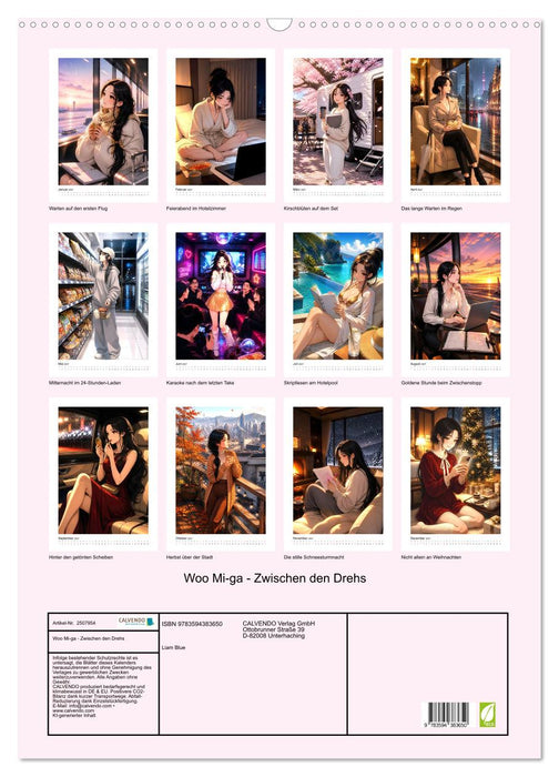Woo Mi-ga - Zwischen den Drehs (CALVENDO Wandkalender 2027)