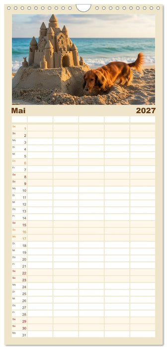 Ideen in den Sand gesetzt (CALVENDO Familienplaner 2027)