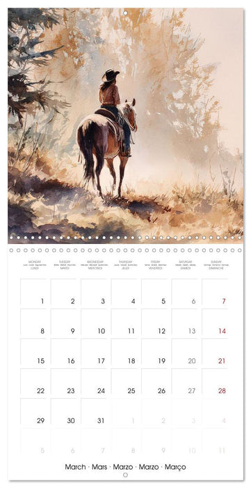 Western Horizons (CALVENDO Monthly Calendar 2027)