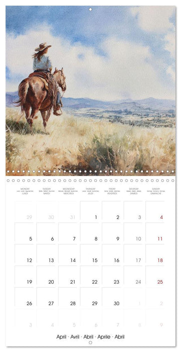 Western Horizons (CALVENDO Monthly Calendar 2027)