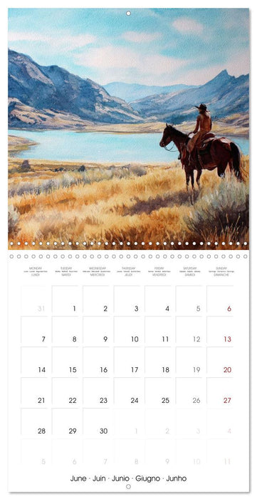Western Horizons (CALVENDO Monthly Calendar 2027)