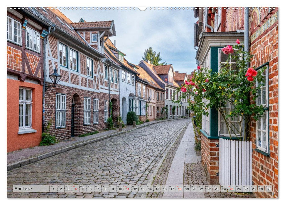 Lüneburg – Rosenzauber zwischen Backstein und Romantik (CALVENDO Wandkalender 2027)