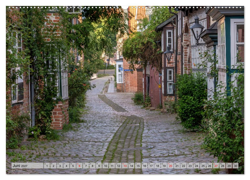 Lüneburg – Rosenzauber zwischen Backstein und Romantik (CALVENDO Wandkalender 2027)