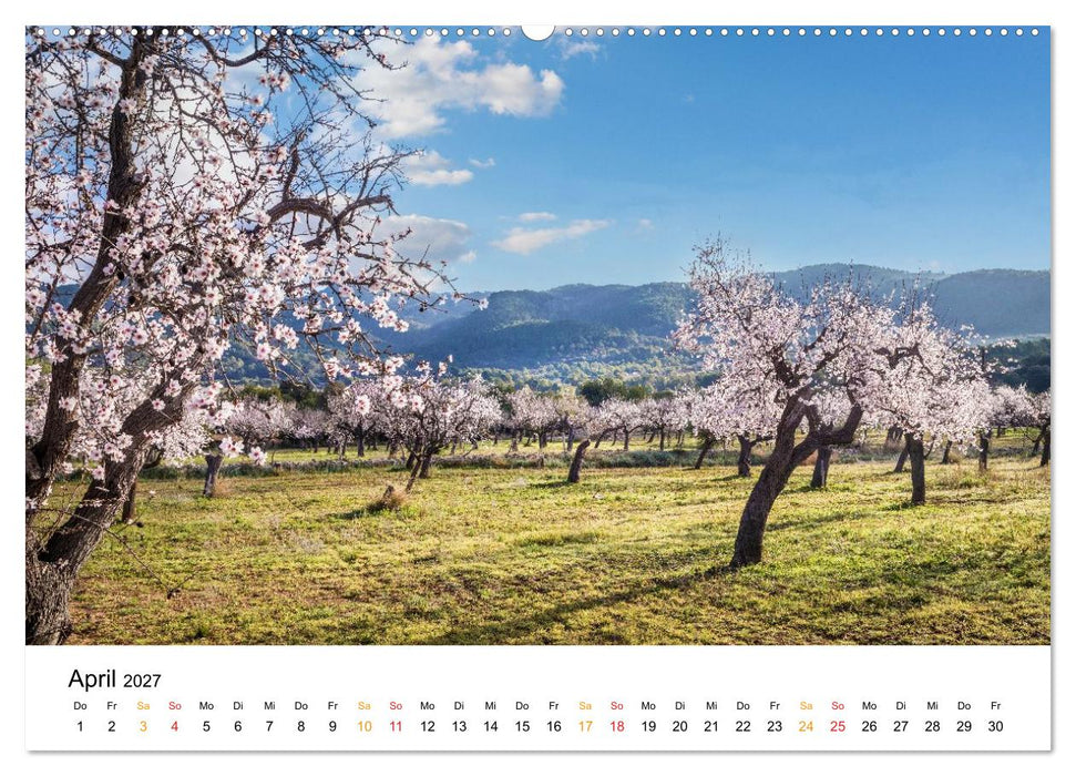 Mallorca zur Mandelblüte (CALVENDO Wandkalender 2027)