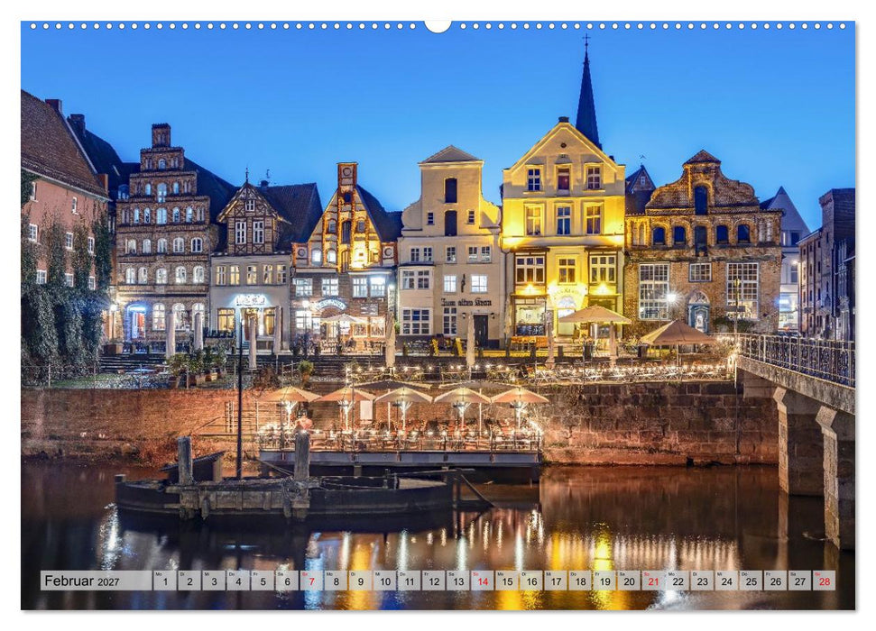 Lüneburg – Rosenzauber zwischen Backstein und Romantik (CALVENDO Premium Wandkalender 2027)