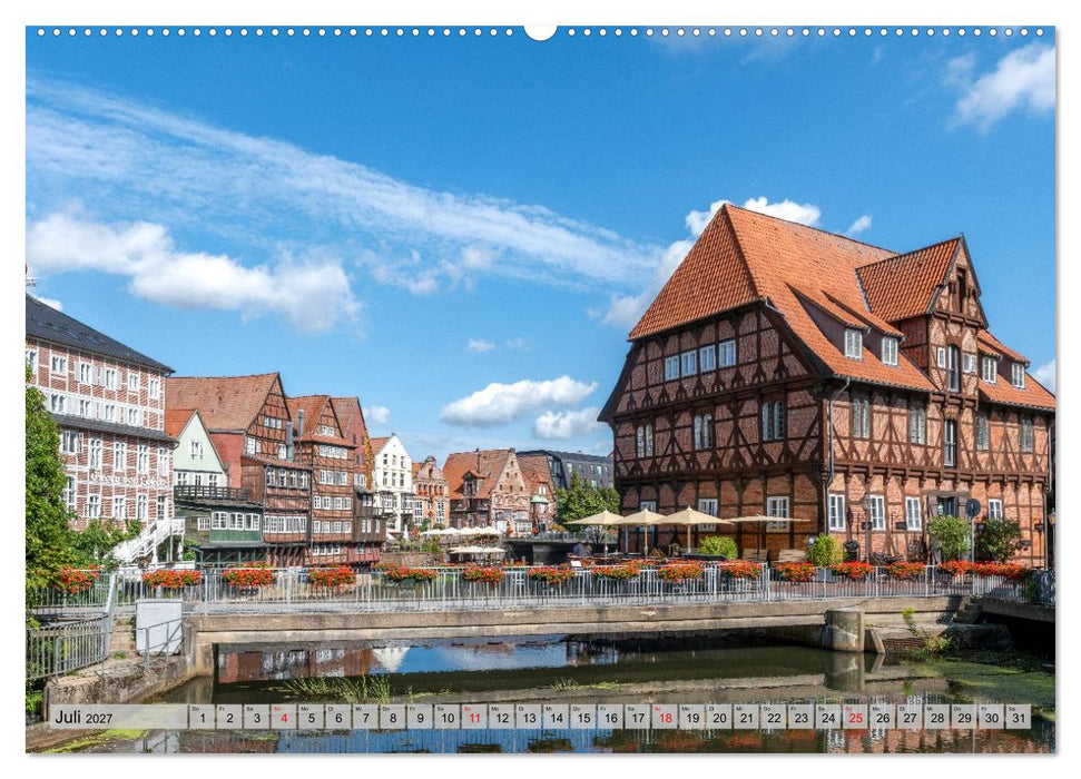 Lüneburg – Rosenzauber zwischen Backstein und Romantik (CALVENDO Premium Wandkalender 2027)
