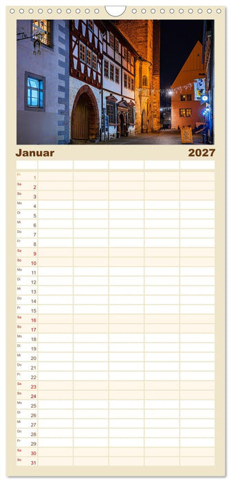 Erfurt - Stadt meines Herzens (CALVENDO Familienplaner 2027)