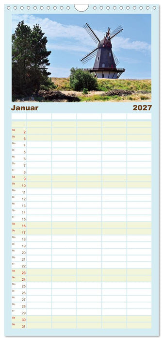 Fanø. Zauberhafte Nordseeinsel - Land und Leute (CALVENDO Familienplaner 2027)