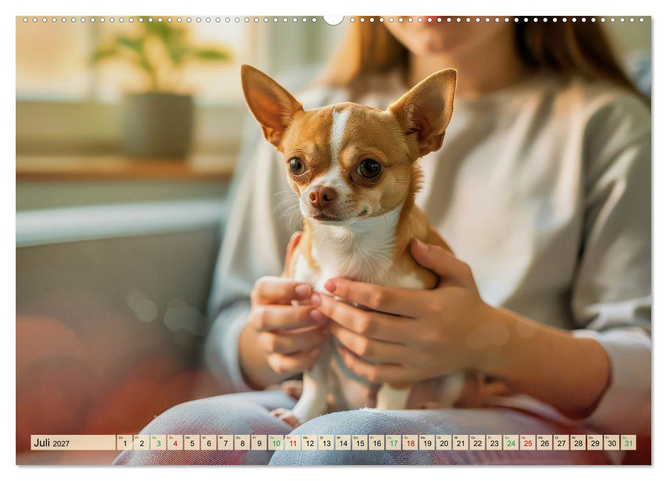 Zuckersüße Chihuahuas (CALVENDO Premium Wandkalender 2027)