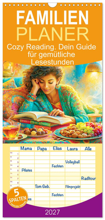 Cozy Reading. Dein Guide für gemütliche Lesestunden (CALVENDO Familienplaner 2027)