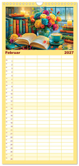 Cozy Reading. Dein Guide für gemütliche Lesestunden (CALVENDO Familienplaner 2027)