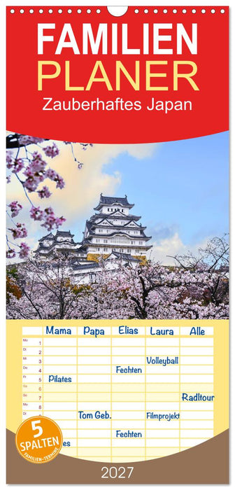 Zauberhaftes Japan (CALVENDO Familienplaner 2027)
