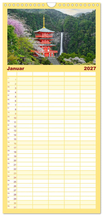 Zauberhaftes Japan (CALVENDO Familienplaner 2027)