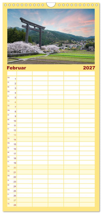 Zauberhaftes Japan (CALVENDO Familienplaner 2027)