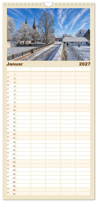 Rund um das Benediktinerkloster Seligenstadt (CALVENDO Familienplaner 2027)