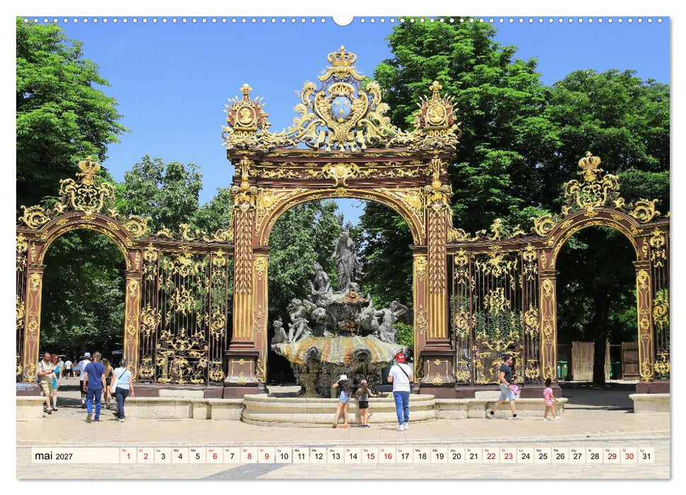 Nancy - Ville fascinante (CALVENDO Calendrier supérieur 2027)
