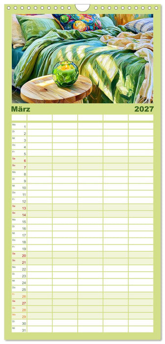 Cozy Matcha. Dein Guide für grünen Genuss (CALVENDO Familienplaner 2027)