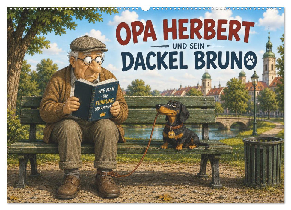 Opa Herbert und Dackel Bruno (CALVENDO Wandkalender 2027)