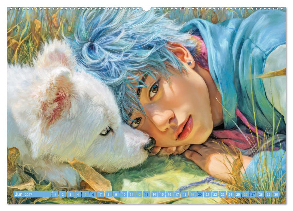 Manga Figuren - Illustrationen (CALVENDO Wandkalender 2027)