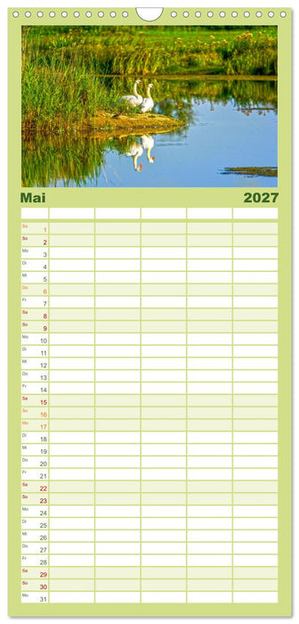 Spreewald Natur und Kulturlandschaft (CALVENDO Familienplaner 2027)