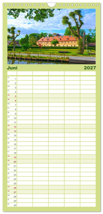 Spreewald Natur und Kulturlandschaft (CALVENDO Familienplaner 2027)