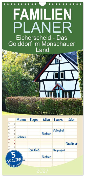Eicherscheid - Das Golddorf im Monschauer Land (CALVENDO Familienplaner 2027)