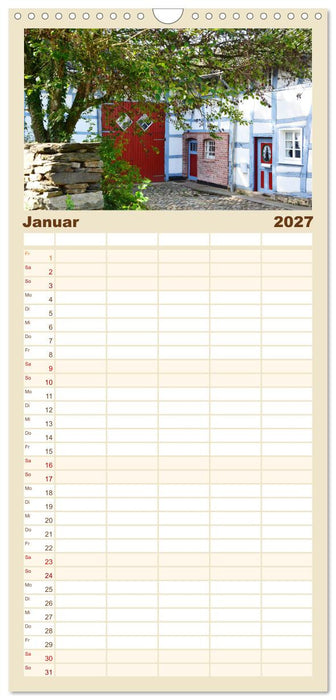 Eicherscheid - Das Golddorf im Monschauer Land (CALVENDO Familienplaner 2027)