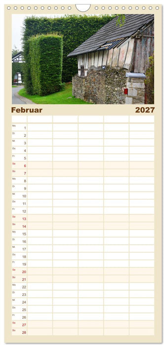 Eicherscheid - Das Golddorf im Monschauer Land (CALVENDO Familienplaner 2027)