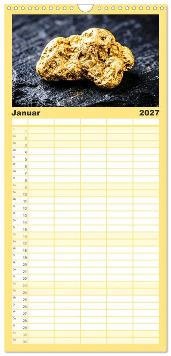 AURUM Das unvergängliche Element (CALVENDO Familienplaner 2027)