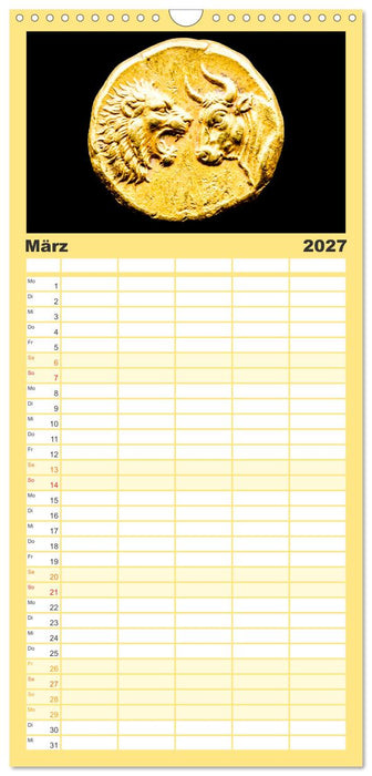 AURUM Das unvergängliche Element (CALVENDO Familienplaner 2027)