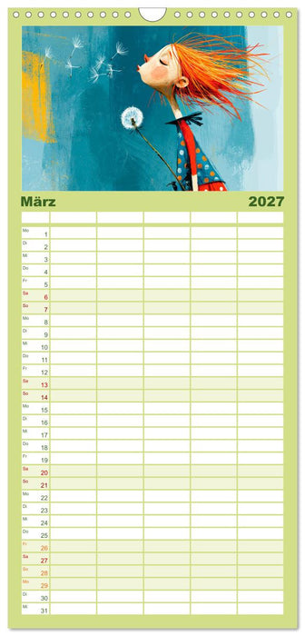Komm, wir sammeln Glück (CALVENDO Familienplaner 2027)