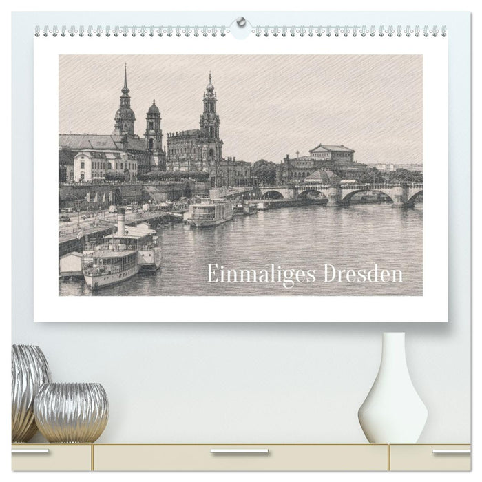 Einmaliges Dresden (CALVENDO Premium Wandkalender 2027)