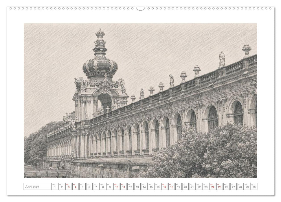 Einmaliges Dresden (CALVENDO Premium Wandkalender 2027)