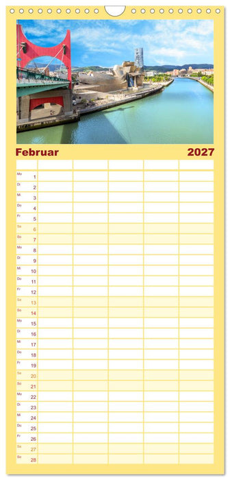 Zauberhaftes Bilbao (CALVENDO Familienplaner 2027)