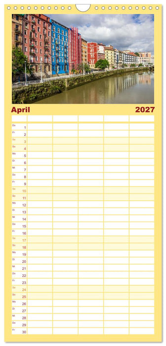 Zauberhaftes Bilbao (CALVENDO Familienplaner 2027)