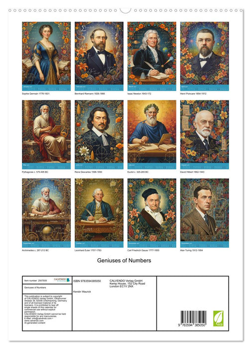 Geniuses of Numbers (CALVENDO Premium-Calendar 2027)