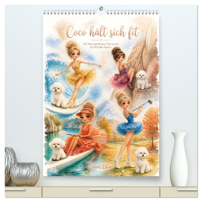 Coco hält sich fit (CALVENDO Premium Wandkalender 2027)