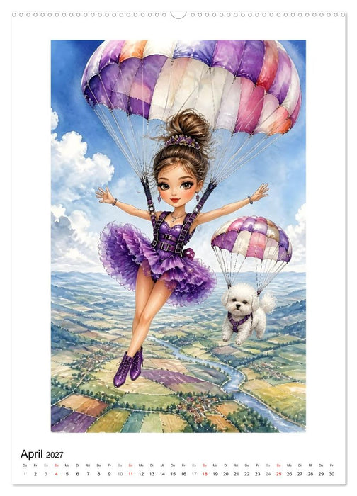 Coco hält sich fit (CALVENDO Premium Wandkalender 2027)